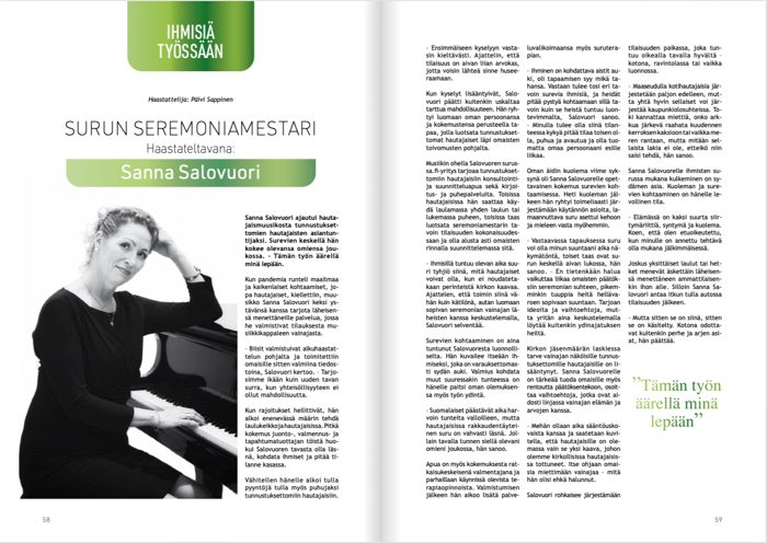 Tiimalasi 02/26: Surun seremoniamestari